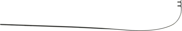 Monoblock Bügel für Hülsenfassungen Edelstahl Schwarz 150 mm