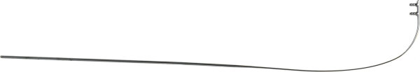 Monoblock Bügel für Hülsenfassungen Edelstahl Silber 150 mm