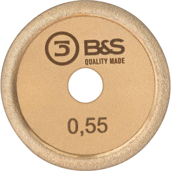Werkstatt Diamantschleifrad Rillgerät 0,55 mm
