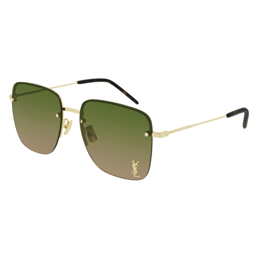 Saint Laurent Frau Asian Smart Fitting GOLD METALL SL 312 M Italien - Farbcode 003