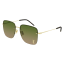 Saint Laurent Frau Asian Smart Fitting GOLD METALL SL 312 M Italien - Farbcode 003
