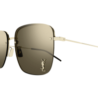Saint Laurent Frau Asian Smart Fitting GOLD METALL SL 312 M Italien - Farbcode 006