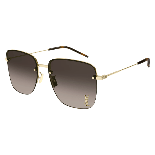 Saint Laurent Frau Asian Smart Fitting GOLD METALL SL 312 M Italien - Farbcode 008