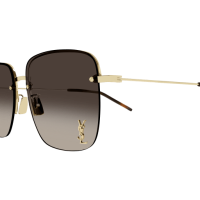Saint Laurent Frau Asian Smart Fitting GOLD METALL SL 312 M Italien - Farbcode 008