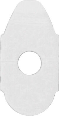 Klebepads für Standardgläser, Weiß 31 x 17 mm NIDEK Polyethylen-Schaum