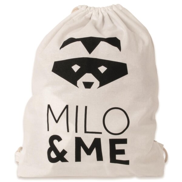 Milo & Me MILO & ME Baumwollbeutel, weiß
