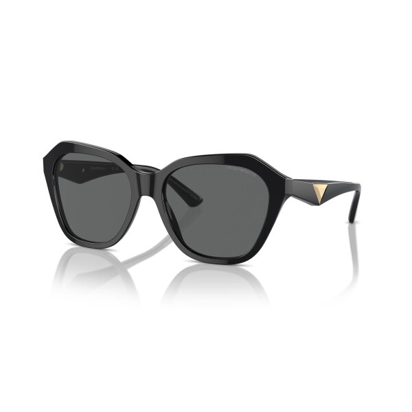 Emporio Armani - Sonnenbrillen - Damen - 501787 - Schwarz glänzend
