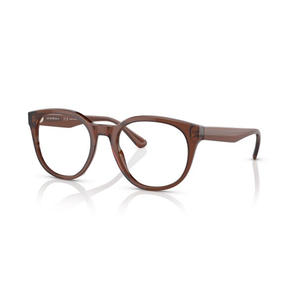 Emporio Armani EA3207 - Korrektion - Herren - 5044 - Glänzendes transparentes Braun