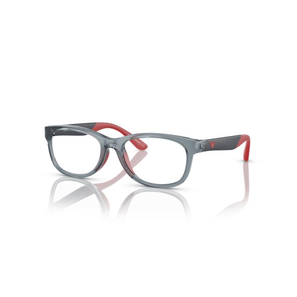 Emporio Armani - Korrektionsfassungen Kinder - Herren - 5072 - Glänzendes transparentes Blau