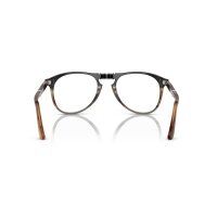 Persol - Korrektion - Herren - 1135 - Schwarz Gestreift/Braun-Grau