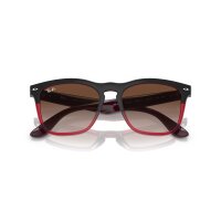 Ray-Ban - Sonnenbrillen - Unisex - 663113 - Grau auf Rot transparent