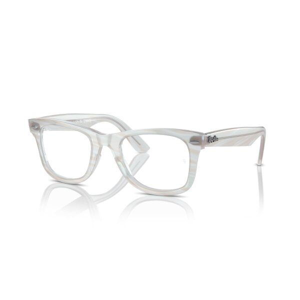 Ray-Ban - Korrektion - Unisex - 8382 - Hellblau gestreift Selbsttönend