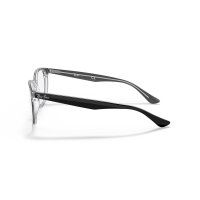 Ray-Ban RX5356 - Korrektion - Unisex - 2034 - Schwarz auf Transparent