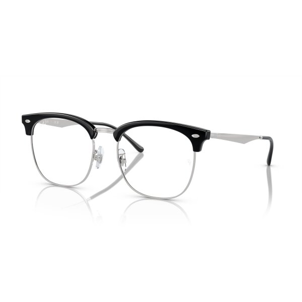 Ray-Ban RX7318D - Korrektion - Unisex - 2000 - Schwarz auf Silber