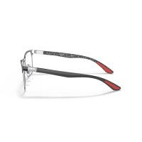 Ray-Ban RX8421 - Korrektion - Unisex - 2861 - Schwarz auf Silber