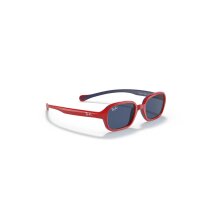 Ray-Ban - Sonnenbrillen Kinder - Unisex - 709380 - Rot auf Blau