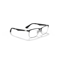 Ray-Ban - Korrektionsfassungen Kinder - Unisex - 4055 - Mattschwarz auf Silber