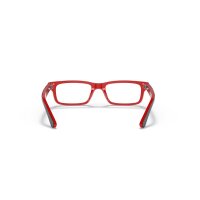 Ray-Ban - Korrektionsfassungen Kinder - Unisex - 3573 - Schwarz auf Rot