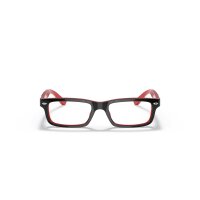 Ray-Ban - Korrektionsfassungen Kinder - Unisex - 3573 - Schwarz auf Rot
