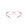 Ray-Ban - Korrektionsfassungen Kinder - Unisex - 3767 - Hellrot transparent