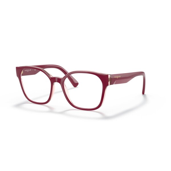 Vogue Eyewear - Korrektion - Damen - 2960 - Oben Bordeaux/Blüten Rot