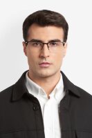 BOSS 1850 Männer Halbrandfassung 003-Schwarz