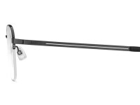 BOSS 1872/F Männer Halbrandfassung V81-Grau Schwarz