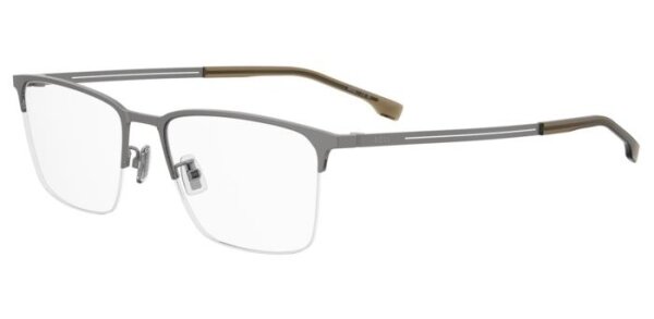 BOSS 1824/G Männer Halbrandfassung R81-Grau