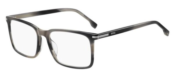 BOSS 1753/G Männer Vollrandfassung 2W8-Horn Grau