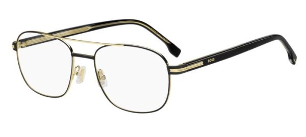 BOSS 1756 Männer Vollrandfassung I46-Schwarz Gold