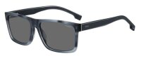 BOSS 1760/G/S MÄNNER VOLLRANDFASSUNG 38I-BLAU HORN