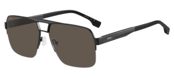 BOSS 1767/S Männer Halbrandfassung 003-Schwarz
