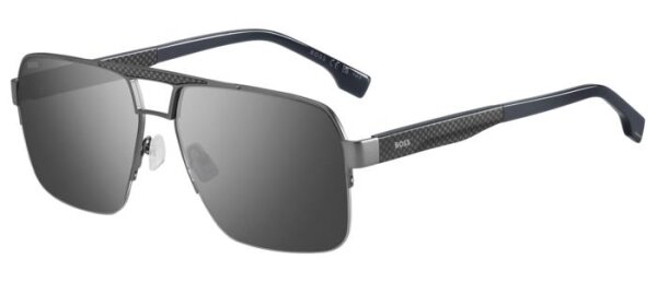 BOSS 1767/S MÄNNER HALBRANDFASSUNG R80-GRAU