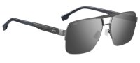 BOSS 1767/S MÄNNER HALBRANDFASSUNG R80-GRAU