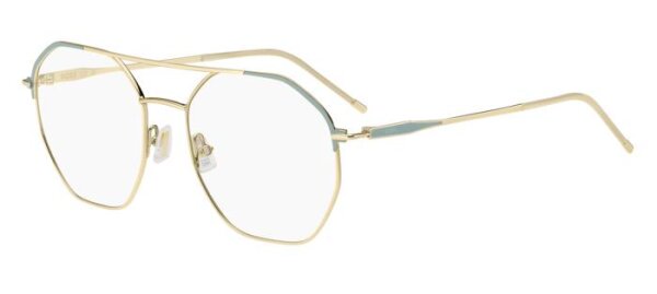 BOSS 1709 Frauen Vollrandfassung PEF-Gold Grün