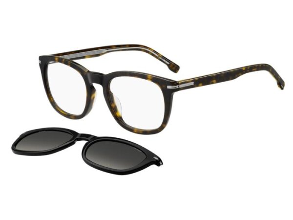 BOSS 1725/G/CS Männer Vollrandfassung WR7-Schwarz Havanna