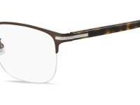 BOSS 1729/G Männer Halbrandfassung 12R-Braun Grau
