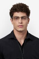 BOSS 1729/G Männer Halbrandfassung I46-Schwarz Gold