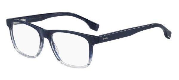BOSS 1646 Männer Vollrandfassung 38I-Blau Horn