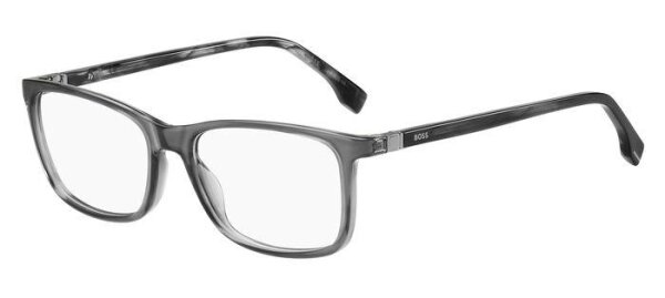 BOSS 1573 Männer Vollrandfassung E66-Grau Schwarz