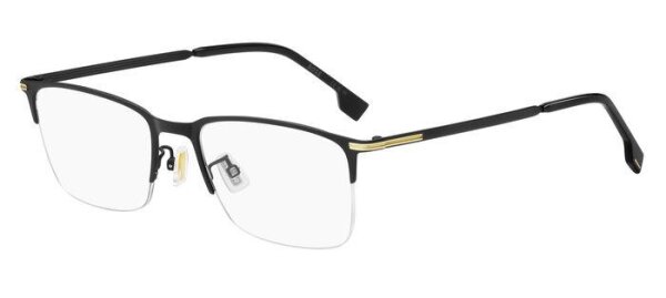 BOSS 1616/F Männer Halbrandfassung I46-Schwarz Gold