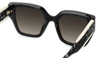 HER 0323/S Frauen Vollrandfassung 80S-Schwarz Weiss