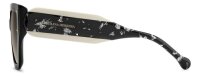 HER 0323/S Frauen Vollrandfassung 80S-Schwarz Weiss