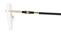 HER 0355 FRAUEN RANDLOS 2M2-SCHWARZ GOLD