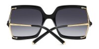 HER 0216/G/S Frauen Halbrandfassung 2M2-Schwarz Gold