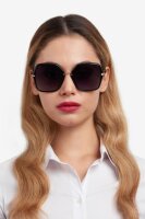 HER 0217/S Frauen Vollrandfassung 2M2-Schwarz Gold