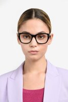 HER 0191 Frauen Vollrandfassung 80S-Schwarz Weiss