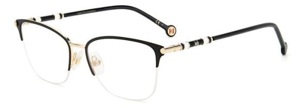 CH 0033 FRAUEN HALBRANDFASSUNG RHL-GOLD SCHWARZ