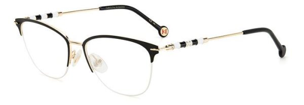 CH 0038 Frauen Halbrandfassung RHL-Gold Schwarz