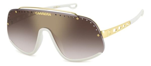 Carrera Flaglab 16 Unisex Erwachsene Vollrandfassung VVP-Gold Weiss